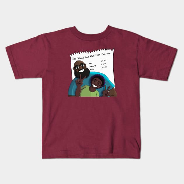 TBGWT New Logo Kids T-Shirt by The Black Guy Who Tips Podcast